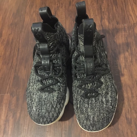 Nike Other - Nike lebron 15 Boys Sneakers Black & Taupe Size 5Y